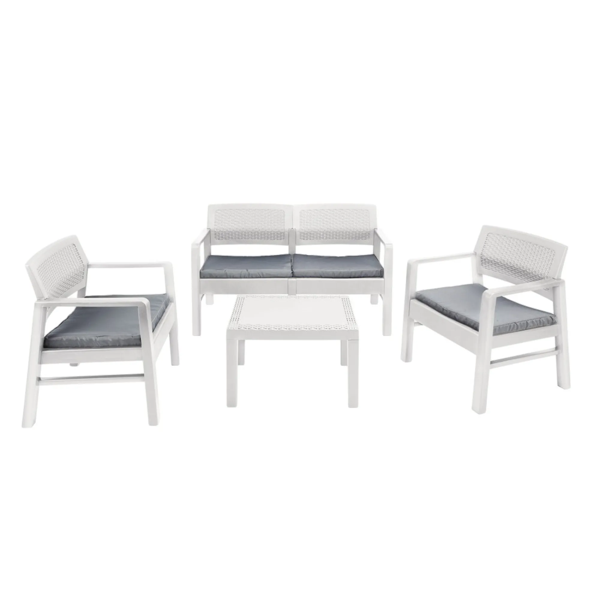 Set salotto da esterno Agnelo, 100% Made in Italy,<Dmora Cheap