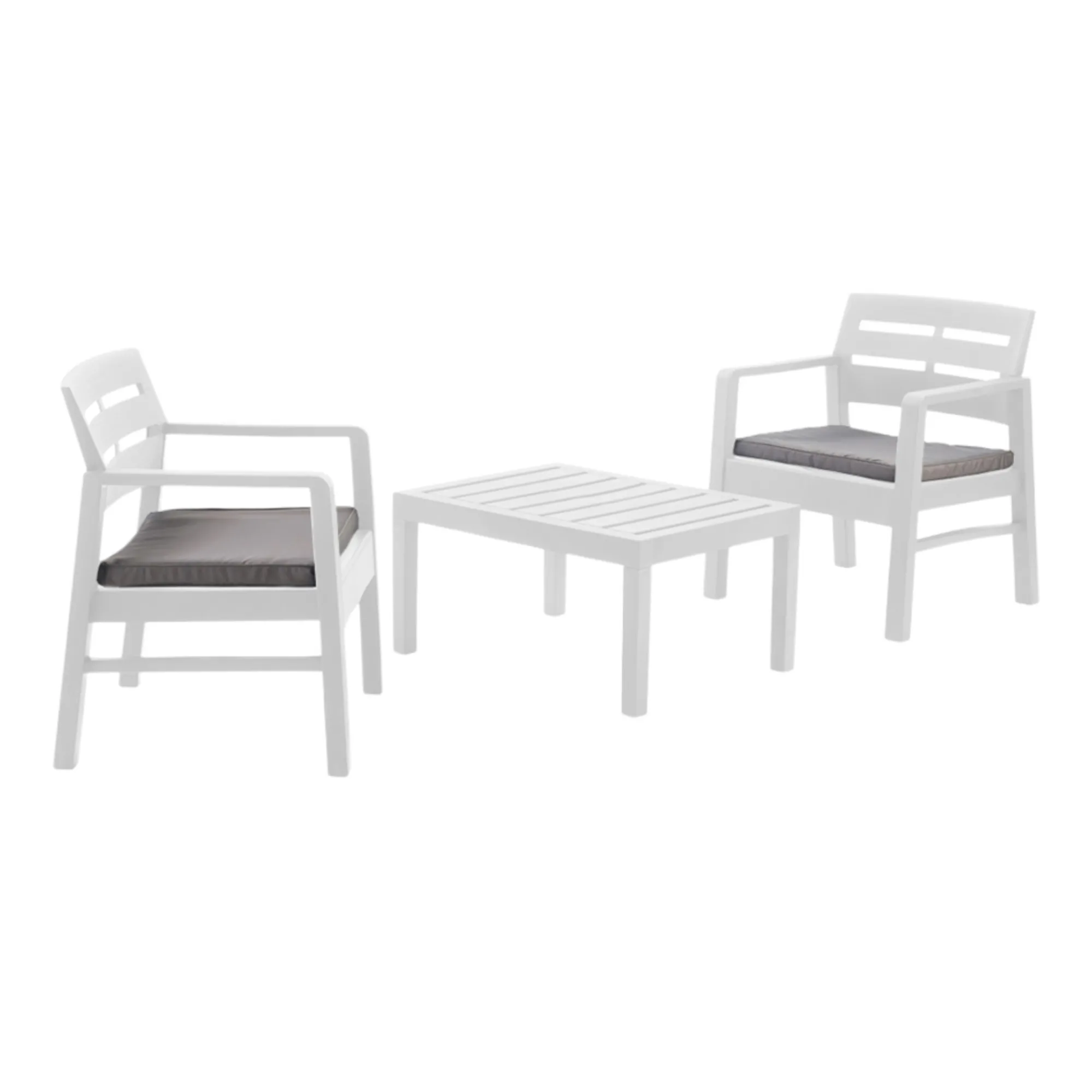 Set salotto da esterno Alfio, 100% Made in Italy,<Dmora Clearance
