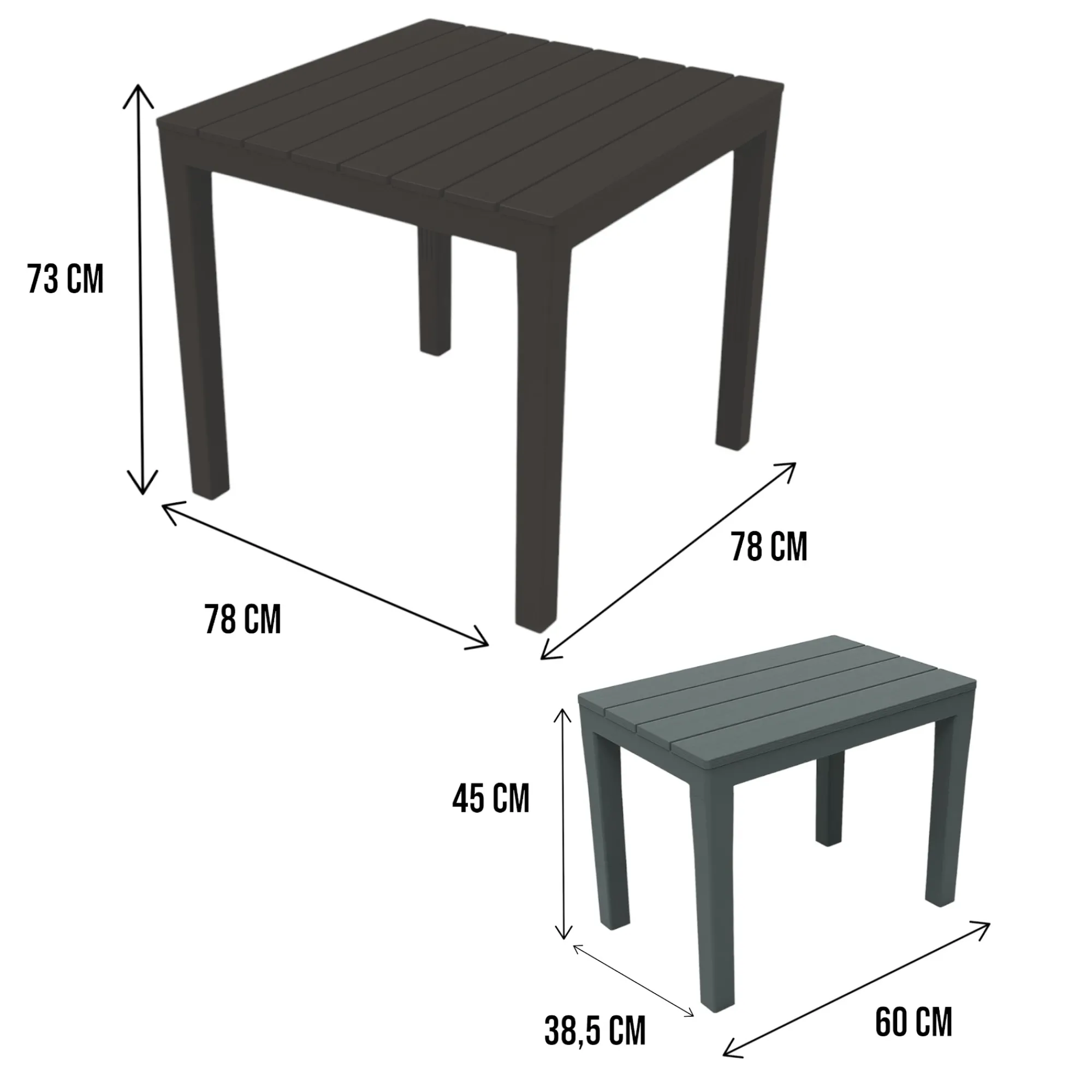 Set salotto da esterno Alambico, 100% Made in Italy,<Dmora Best