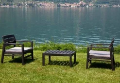 Set salotto da esterno Alfio, 100% Made in Italy,<Dmora Sale