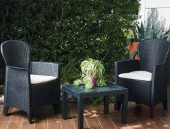 Set salotto da esterno Aneta, 100% Made in Italy,<Dmora Flash Sale