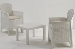 Set salotto da esterno Aneta, 100% Made in Italy,<Dmora Clearance
