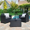 Set salotto da esterno Dkrajn, 100% Made in Italy,<Dmora New
