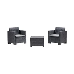 Set salotto da esterno Dkrajn, 100% Made in Italy,<Dmora New