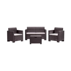 Set salotto da esterno Gazania, 100% Made in Italy,<Dmora Cheap