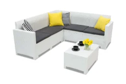 Set salotto da esterno Somnus, 100% Made in Italy,<Dmora Clearance