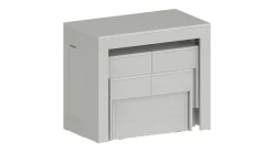 Set tavolo e sedie Auditore, 66x25h45 cm,<Dmora New