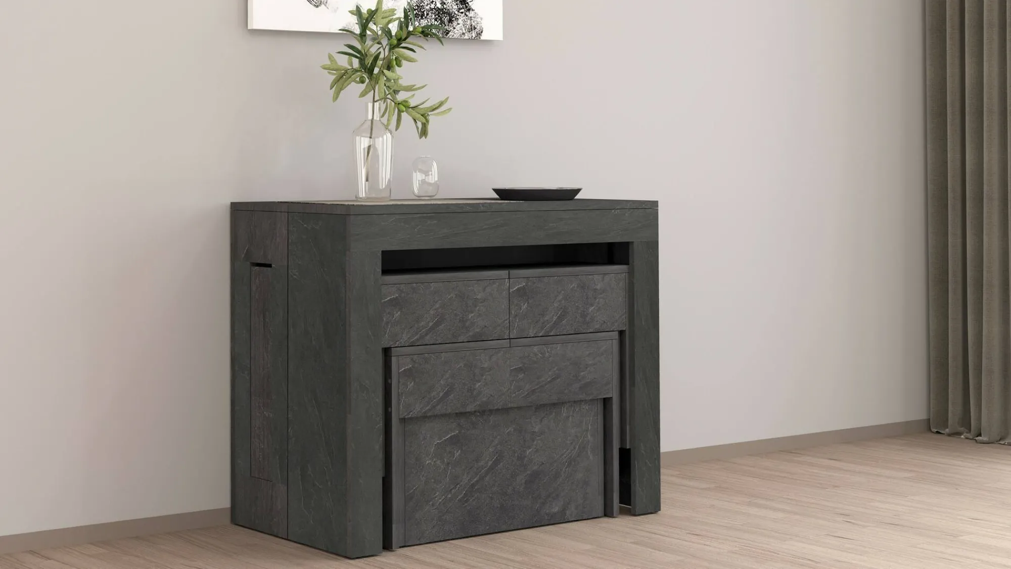 Set tavolo e sedie Auditore, 66x25h45 cm,<Dmora Online