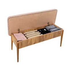 Set tavolo e sedie Dquagliat, Quercia e Cemento<Dmora Sale