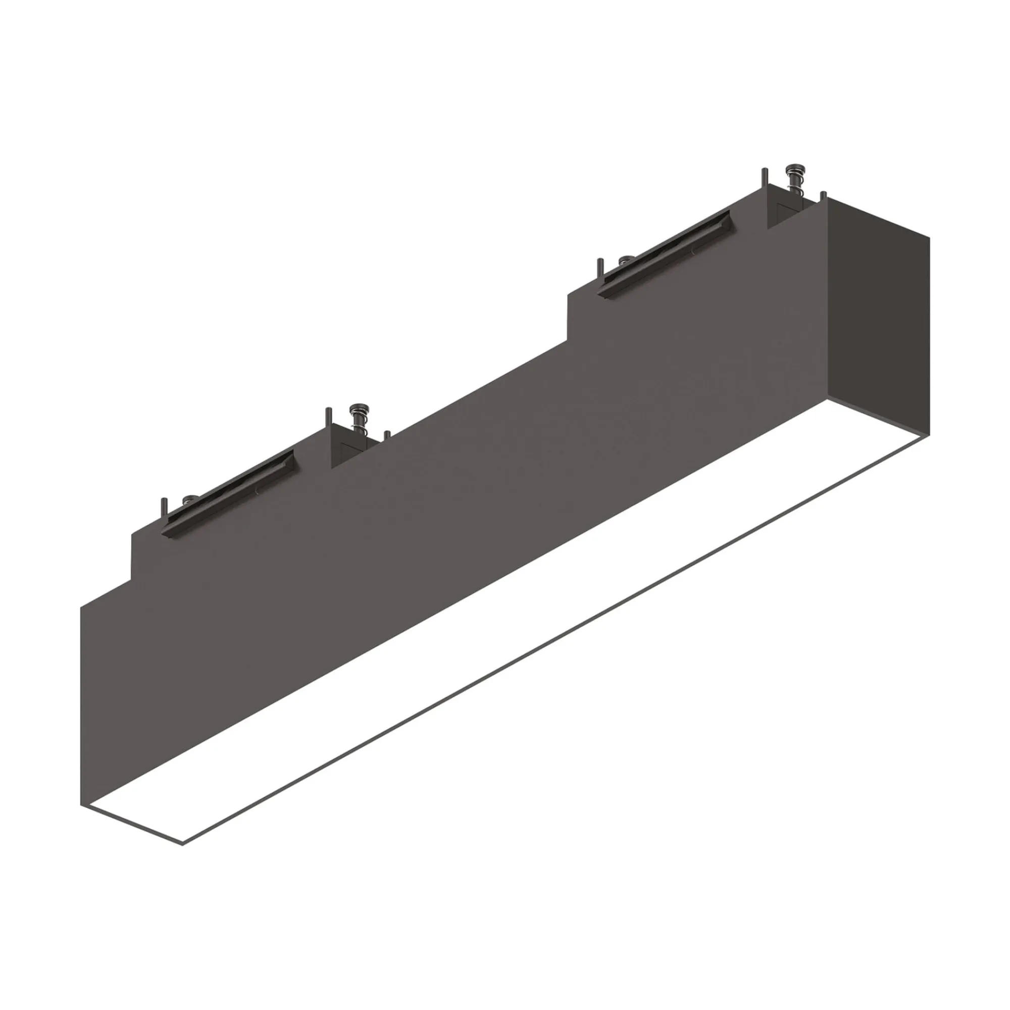 Sistema luce binario ARCA WIDE 13W 4000K BK, 31 x 4 x h7 cm,<Dmora New