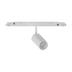 Sistema luce binario EGO TRACK SINGLE 08W 3000K ON-OFF WH, 19 x 4 x h13 cm,<Dmora Hot