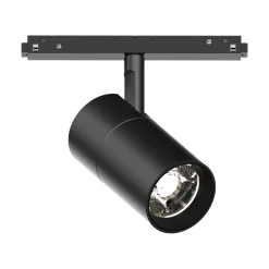 Sistema luce binario EGO TRACK SINGLE 26W 3000K 1-10V BK, 19 x 7 x h19 cm,<Dmora Cheap