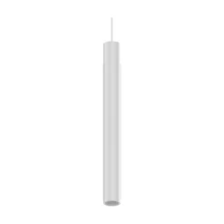 Sistema luce binario EGO PENDANT TUBE 12W 3000K ON-OFF WH, 19 x 4 x h55 cm,<Dmora Fashion
