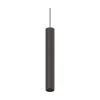 Sistema luce binario EGO PENDANT TUBE 12W 3000K 1-10V BK, 19 x 4 x h55 cm,<Dmora Outlet