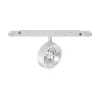 Sistema luce binario EGO TRACK FLAT SINGLE 09W 3000K ON-OFF WH, 19 x 5 x h14 cm,<Dmora Store