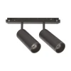 Sistema luce binario EGO TRACK DOUBLE 24W 4000K DALI BK, 19 x 4 x h16 cm,<Dmora Shop