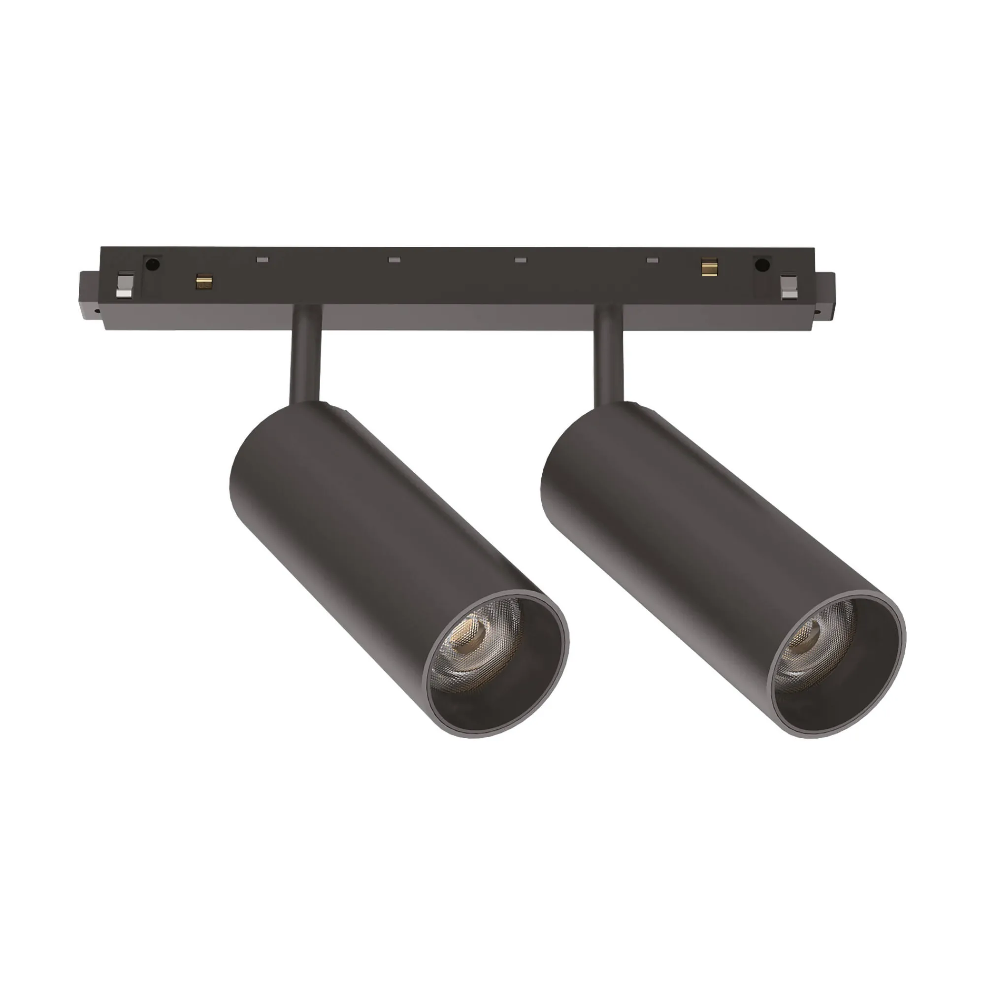 Sistema luce binario EGO TRACK DOUBLE 24W 4000K DALI BK, 19 x 4 x h16 cm,<Dmora Shop