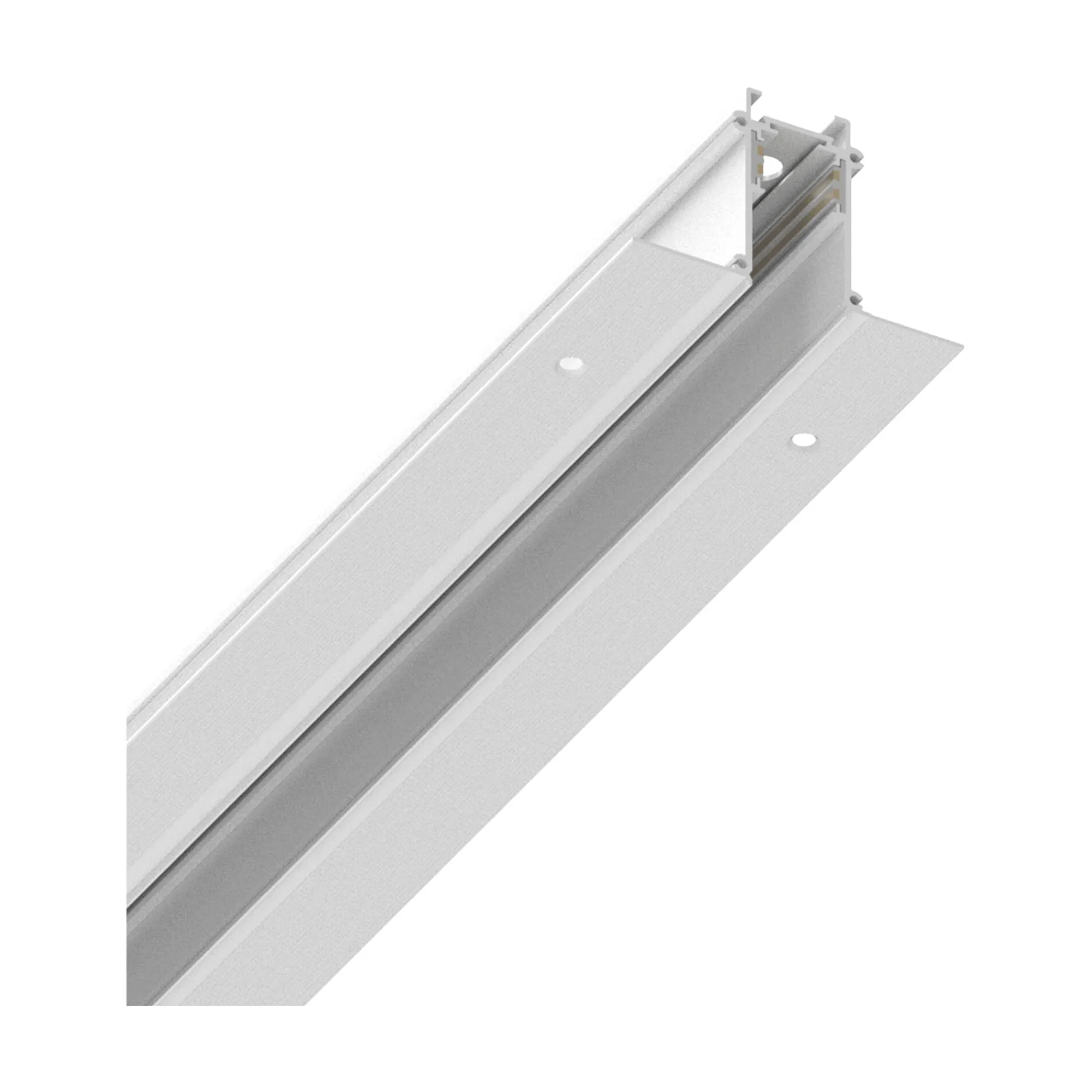 Sistema luce binario EGO PROFILE RECESSED TRIM 2000 mm WH, 200 x 4 x h5 cm,<Dmora Shop