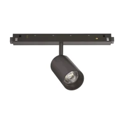 Sistema luce binario EGO TRACK SINGLE 08W 4000K ON-OFF BK, 19 x 4 x h13 cm,<Dmora Outlet