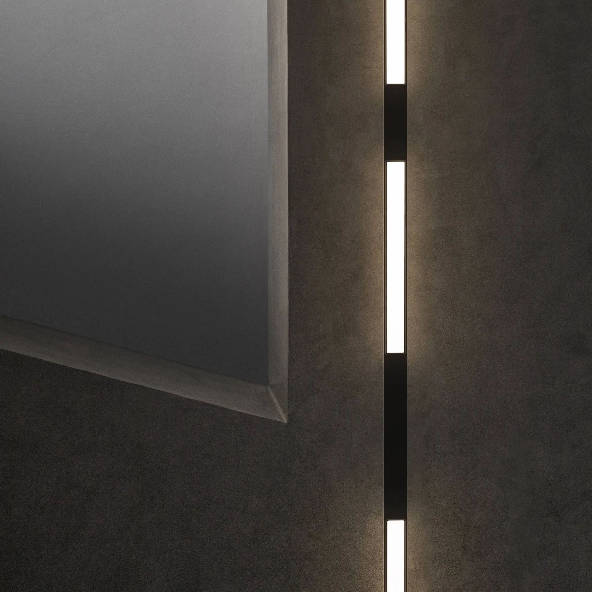 Sistema luce binario EGO WIDE 13W 3000K ON-OFF BK, 56 x 2 x h4 cm,<Dmora Hot