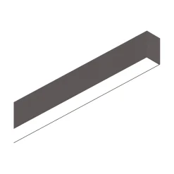 Sistema luce binario FLUO WIDE 1800 3000K BK, 181 x 5 x h8 cm,<Dmora Hot