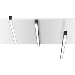 Sistema luce binario FLUO ACCENT 1800 3000K WH, 181 x 5 x h8 cm,<Dmora Clearance