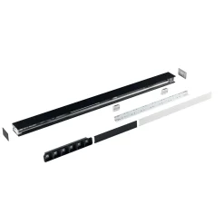 Sistema luce binario FLUO ACCENT 1800 3000K WH, 181 x 5 x h8 cm,<Dmora Clearance