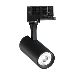 Sistema luce binario FOX 08W CRI80 4000K ON-OFF BK, 8 x 5 x h17 cm,<Dmora Online
