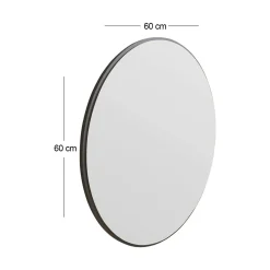 Specchio Adelasia, 60x2h60 cm,<Dmora Hot