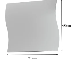 Specchio Ardin, 100% Made in Italy, cm 71x2h60<Dmora Shop