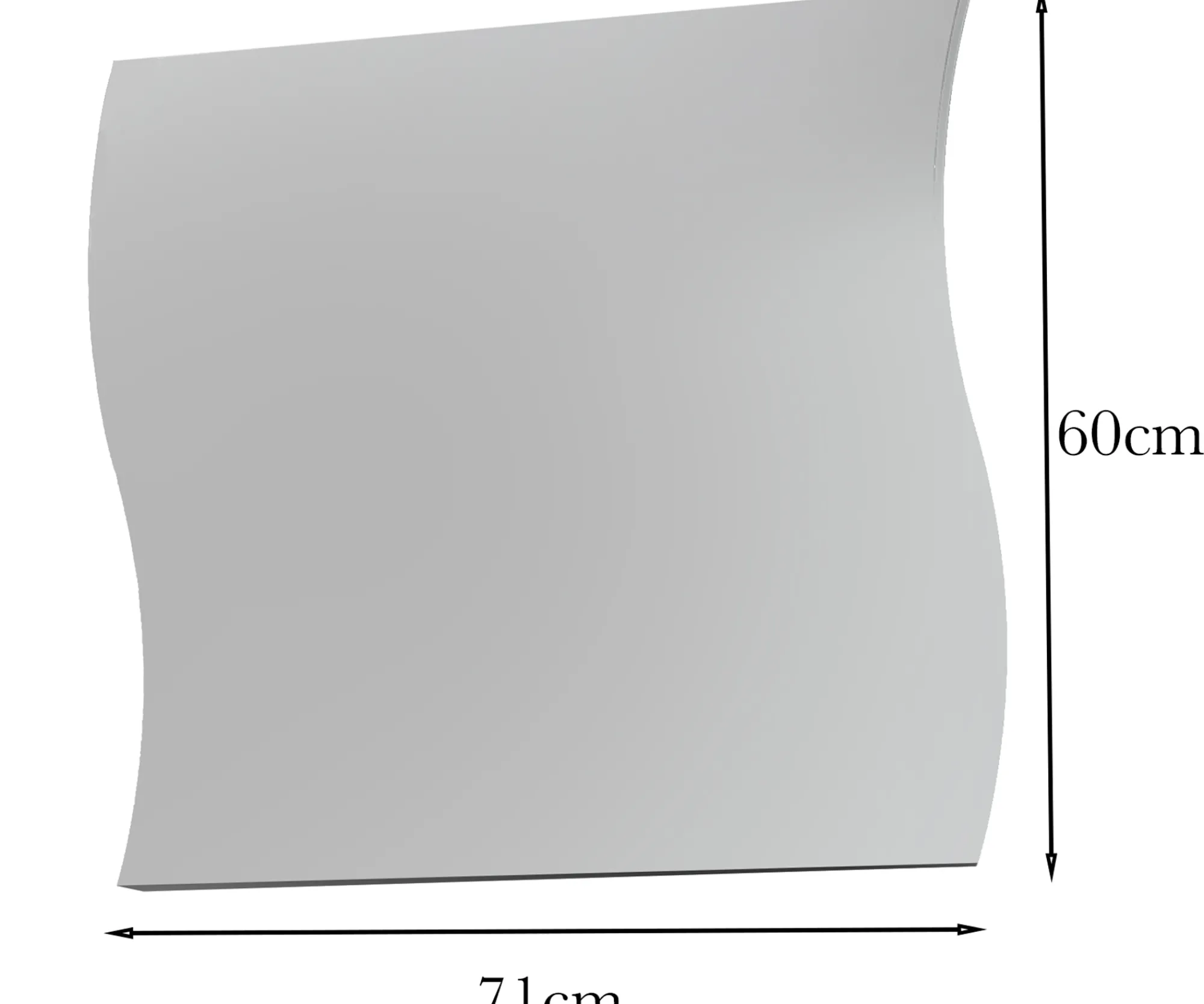 Specchio Ardin, 100% Made in Italy, cm 71x2h60<Dmora Shop