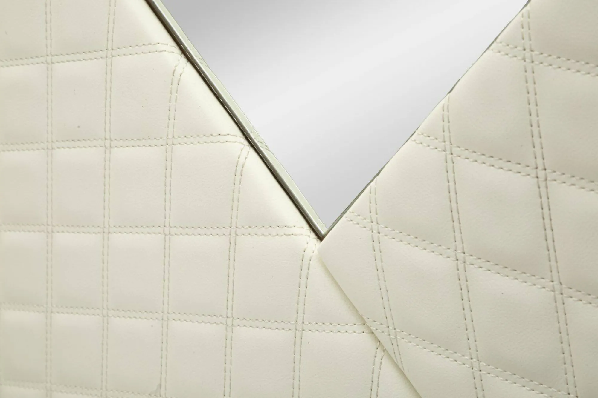Specchio Bozzole, 80x3 h80 cm, Bianco e Oro<Dmora Fashion