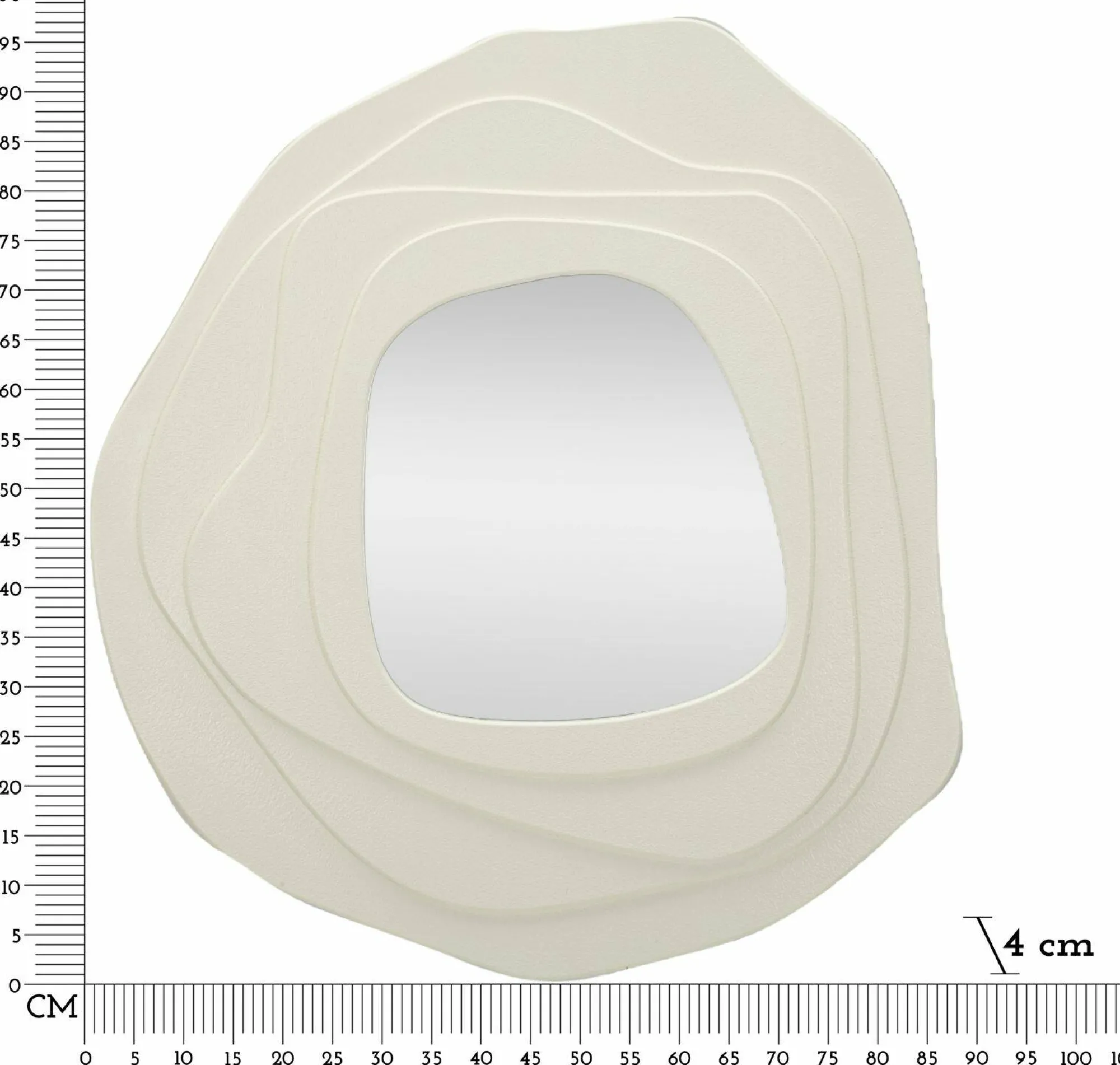 Specchio Brennero, 90x4 h97 cm,<Dmora Discount