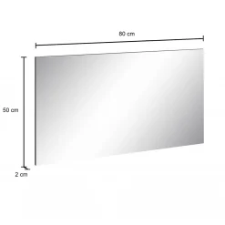 Specchio Deanna, cm 80x2h60,<Dmora Best Sale