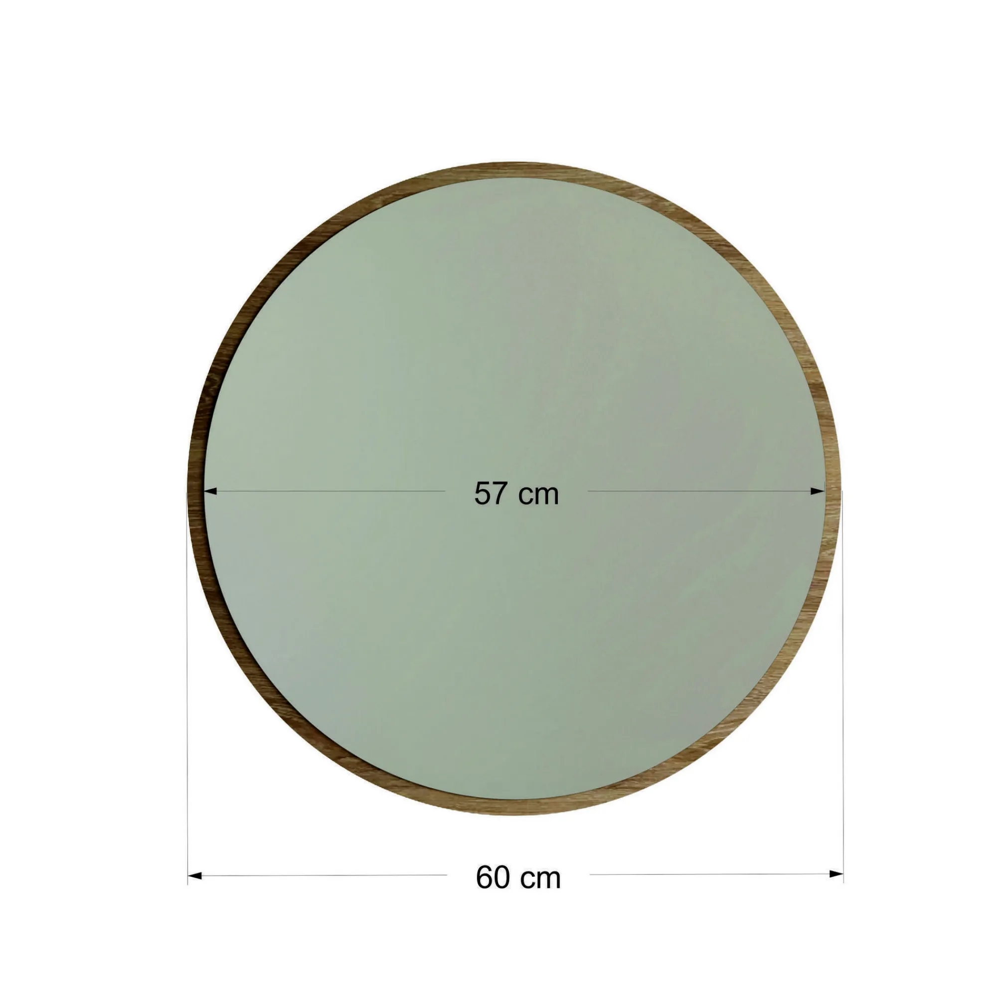 Specchio Dmelchior, 60x2 h60 cm,<Dmora Sale