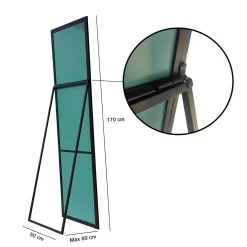 Specchio Dmontorfan, 50x60 h170 cm,<Dmora Flash Sale