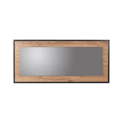 Specchio Dpiraccin, 150x2 h60 cm, Quercia e Nero<Dmora Outlet