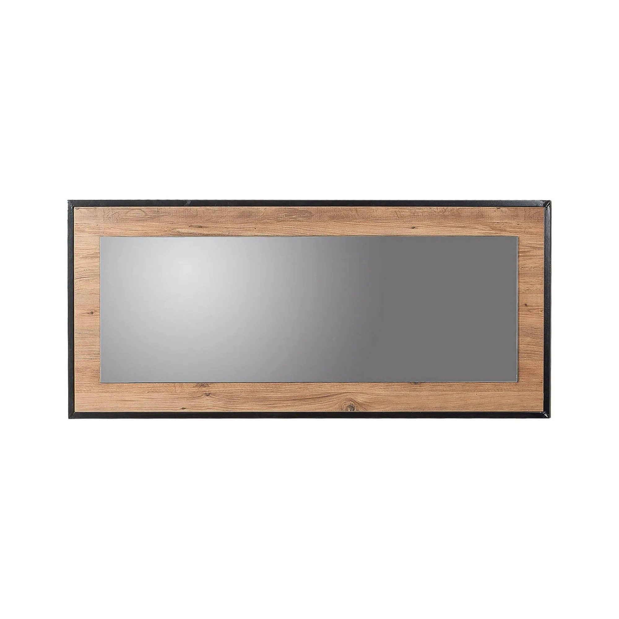 Specchio Dpiraccin, 150x2 h60 cm, Quercia e Nero<Dmora Outlet