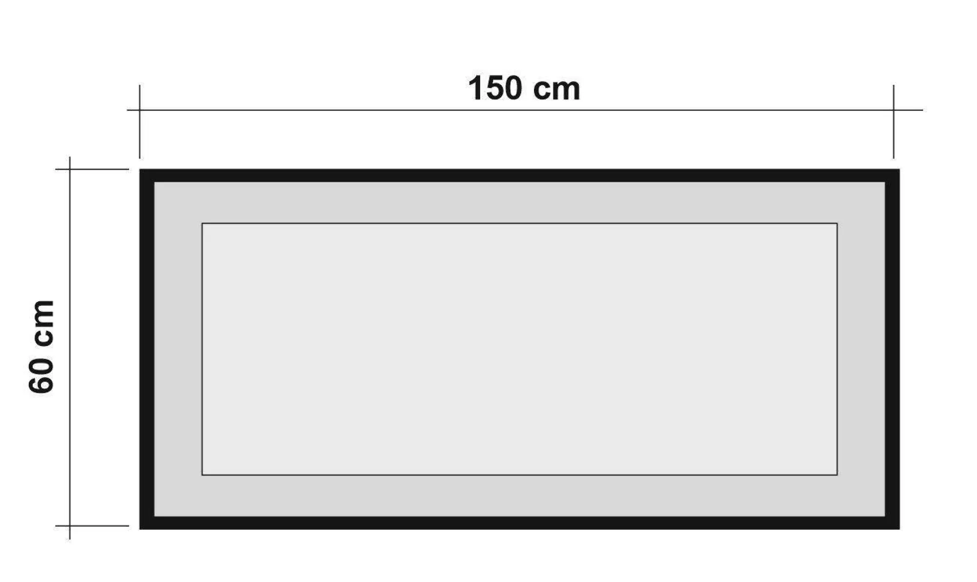 Specchio Dpiraccin, 150x2 h60 cm, Quercia e Nero<Dmora Outlet