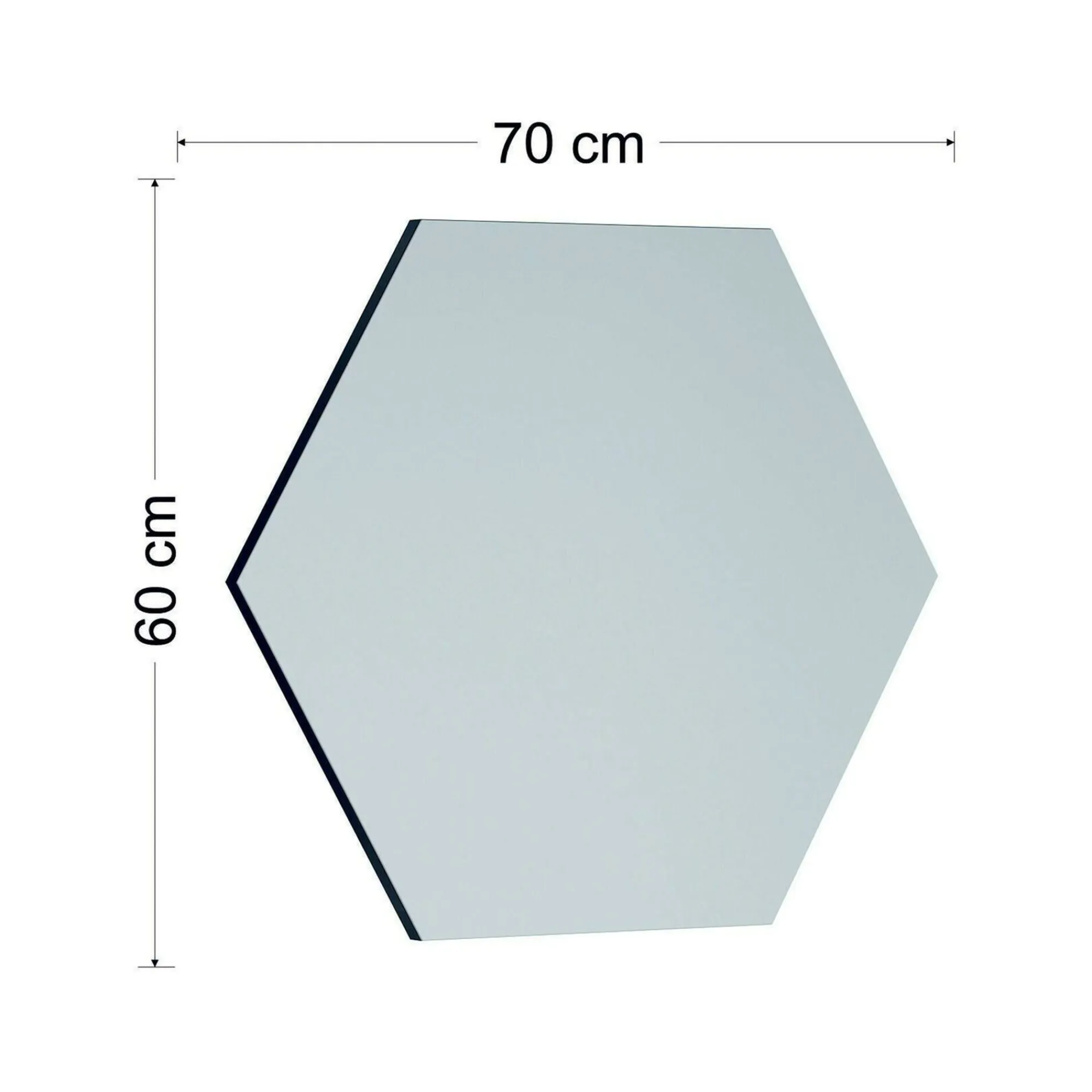 Specchio Kongrey, 70x2h60 cm,<Dmora Fashion