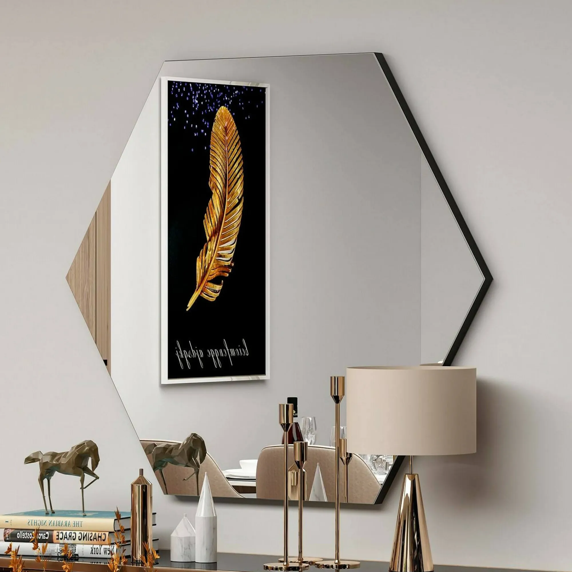 Specchio Kongrey, 70x2h60 cm,<Dmora Fashion