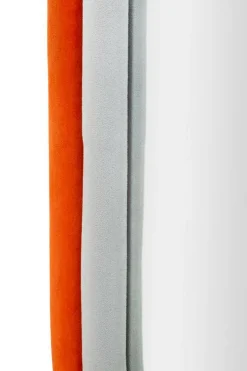 Specchio Marinetti, 60x4 h90 cm, Arancione e Grigio<Dmora Discount