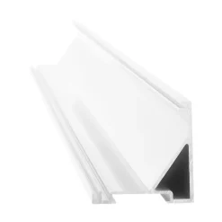 Striscia Led SLOT ANG QUADRO D16xD18 2000 mm AL, 200 x 2 x h2 cm,<Dmora New