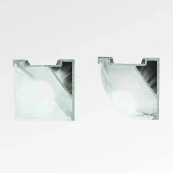 Striscia Led SLOT ANG QUADRO D16xD18 2000 mm WH, 200 x 2 x h2 cm,<Dmora Cheap