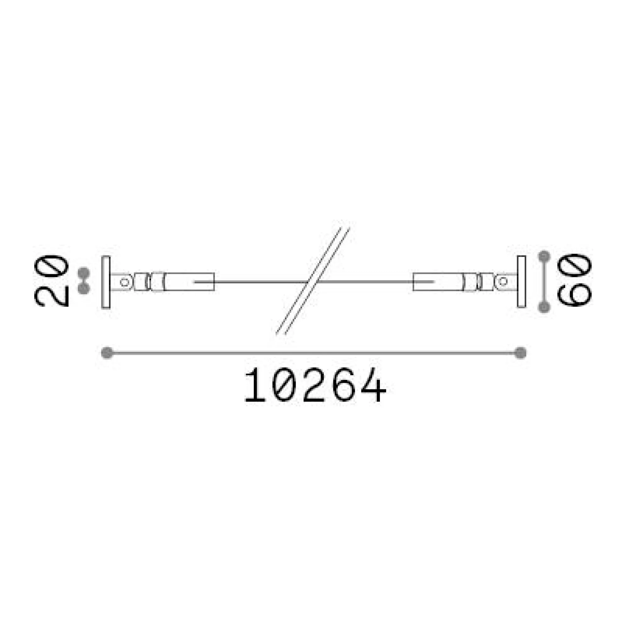 Striscia Led TESI 10 MT , 1026 x 6 x h6 cm,<Dmora Best