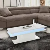 Tavolino da salotto Aboronzi, cm 100x55h42, con luce LED<Dmora Sale