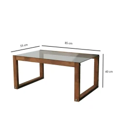 Tavolino da salotto Aldino, 85x55h40 cm,<Dmora Store
