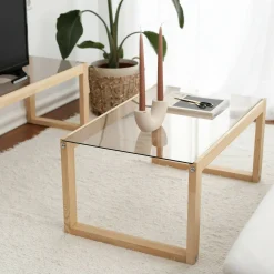 Tavolino da salotto Aldino, 85x55h40 cm,<Dmora Outlet