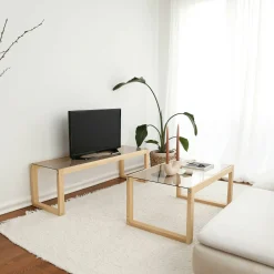 Tavolino da salotto Aldino, 85x55h40 cm,<Dmora Outlet