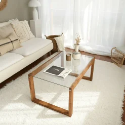 Tavolino da salotto Aldino, 85x55h40 cm,<Dmora Store